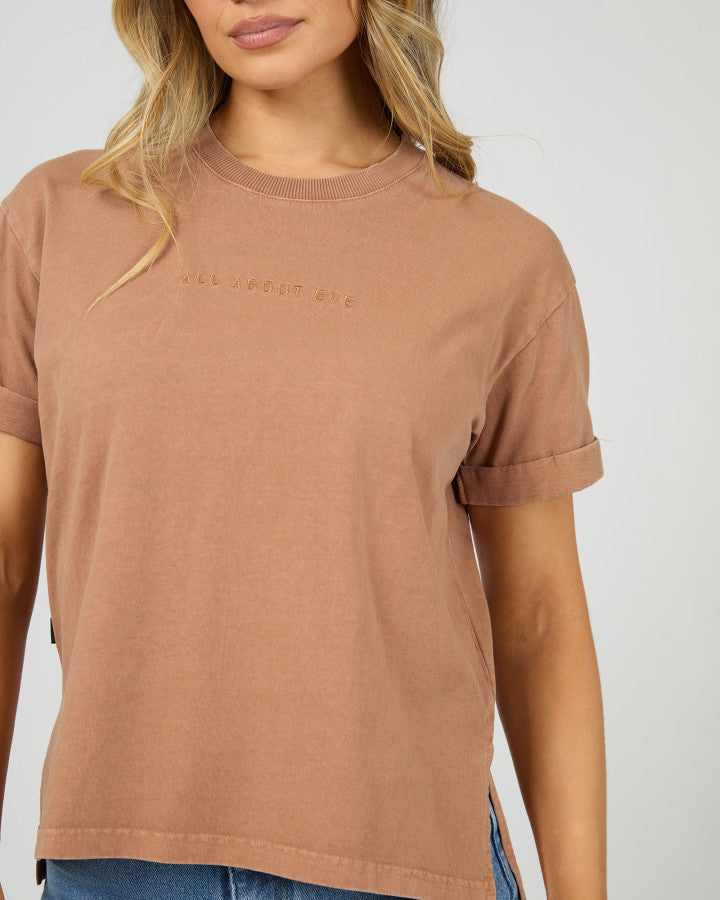 AAE.Washed Tee - Cinnamon