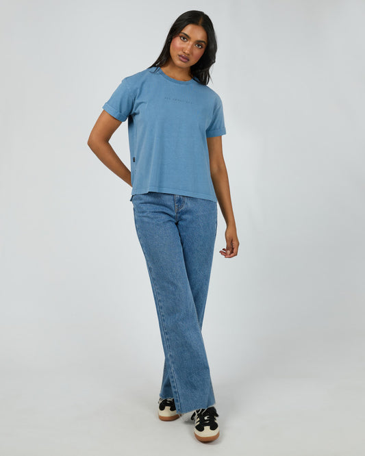 AAE.Washed Tee - Denim