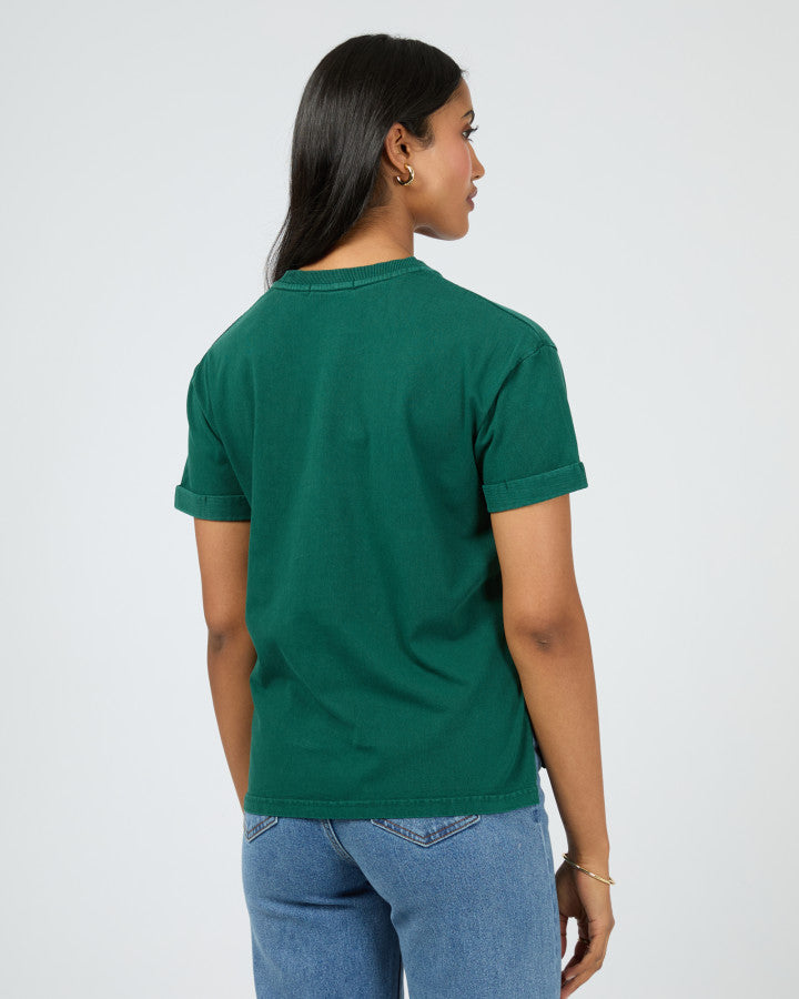 AAE.Washed Tee - Forrest Green