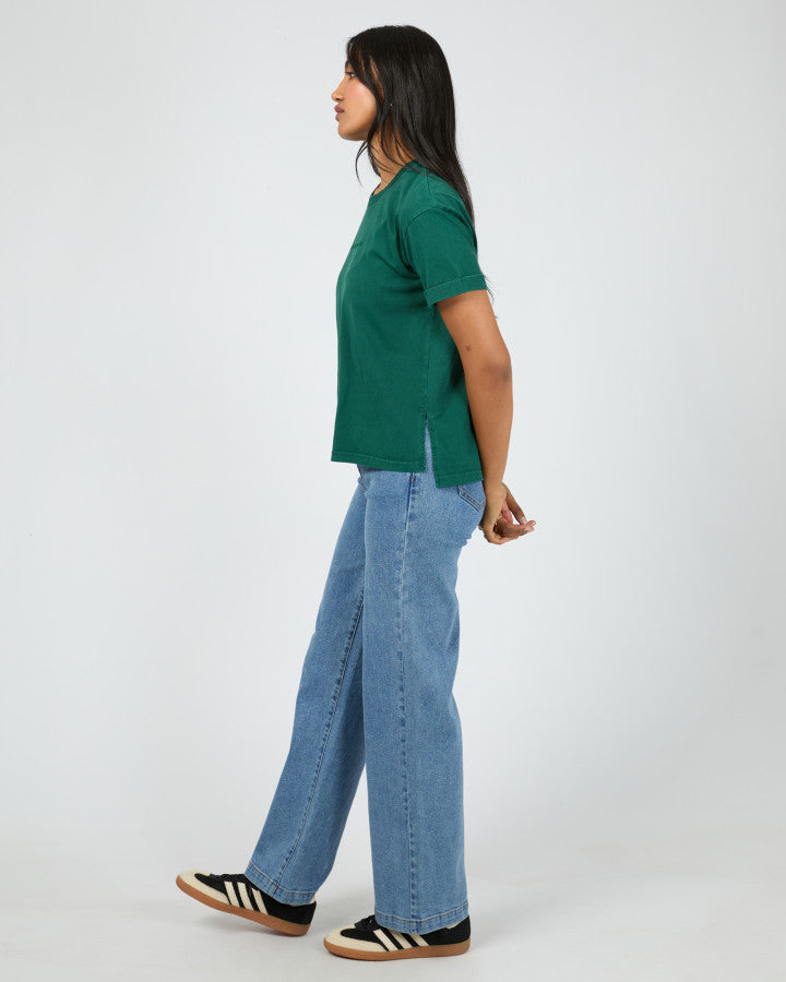 AAE.Washed Tee - Forrest Green