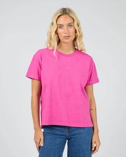 AAE.Washed Tee - Fuchsia