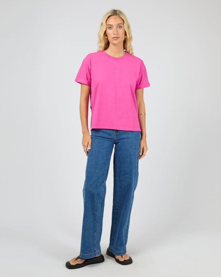 AAE.Washed Tee - Fuchsia