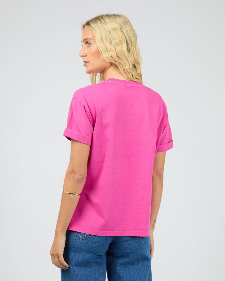 AAE.Washed Tee - Fuchsia