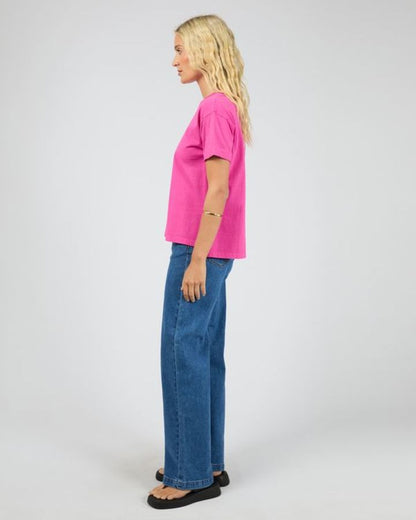 AAE.Washed Tee - Fuchsia