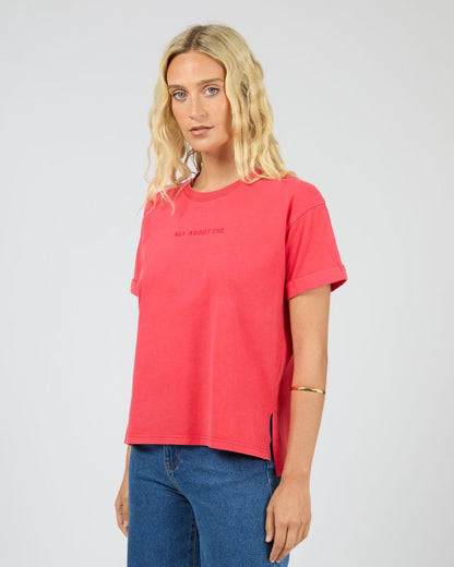 AAE.Washed Tee - Red