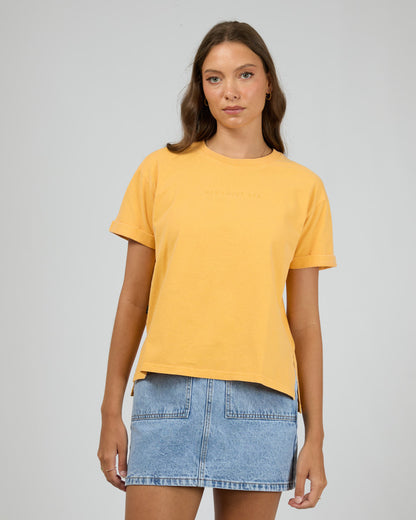 AAE Washed Tee - Yellow