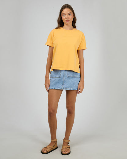 AAE Washed Tee - Yellow