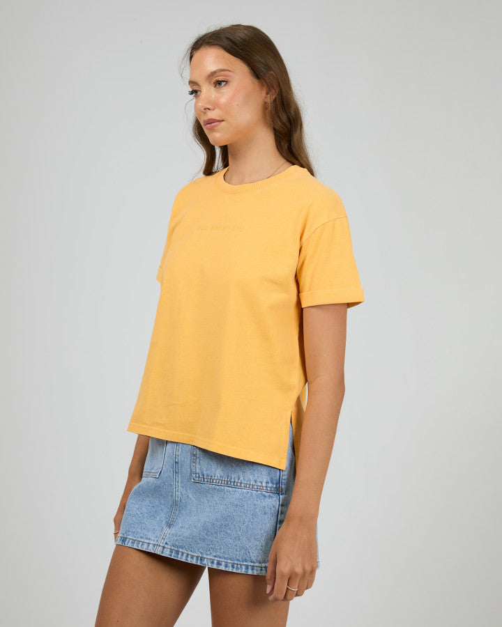 AAE Washed Tee - Yellow