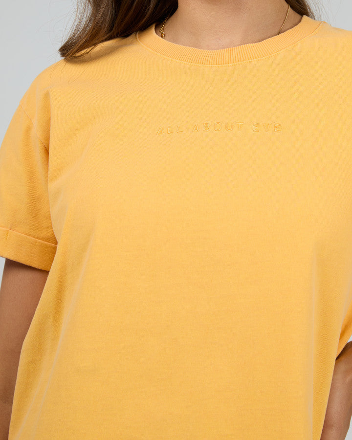 AAE Washed Tee - Yellow