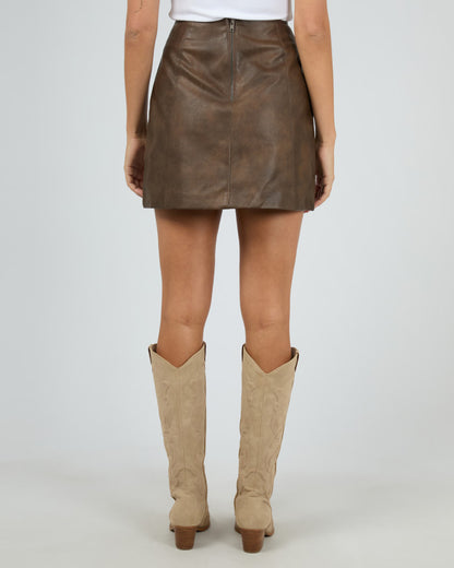 Alba PU Skirt