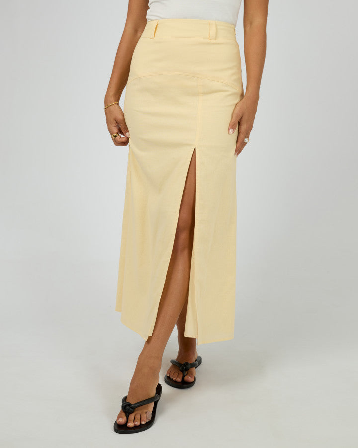Alessa Linen Maxi Skirt
