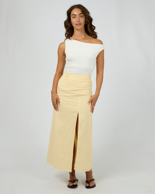 Alessa Linen Maxi Skirt