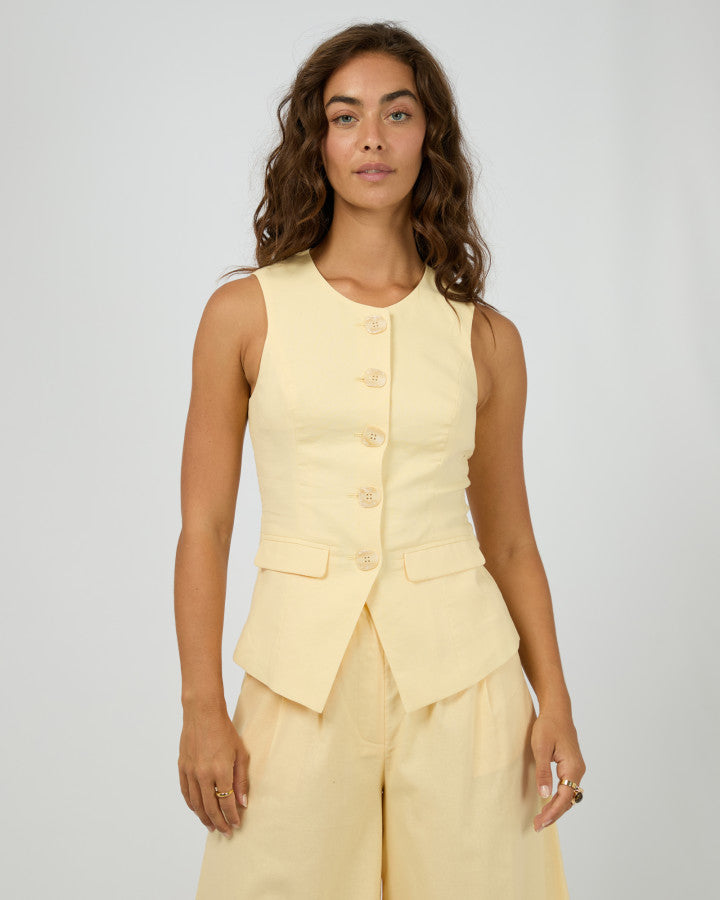 Alessa Linen Vest