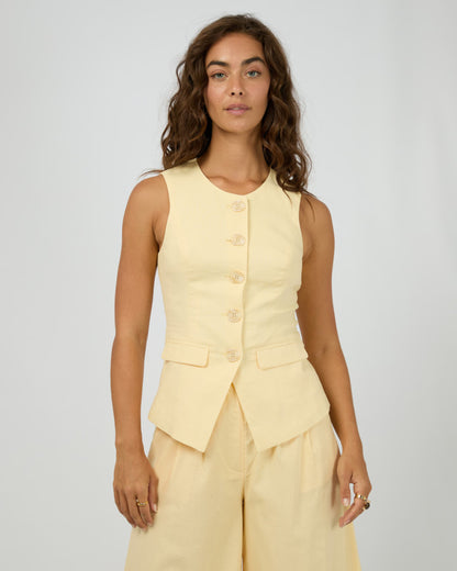 Alessa Linen Vest