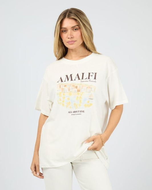 Amalfi Relaxed Tee - Vintage White