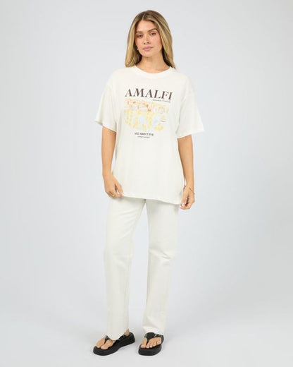 Amalfi Relaxed Tee - Vintage White