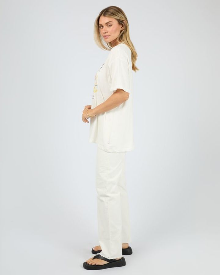 Amalfi Relaxed Tee - Vintage White