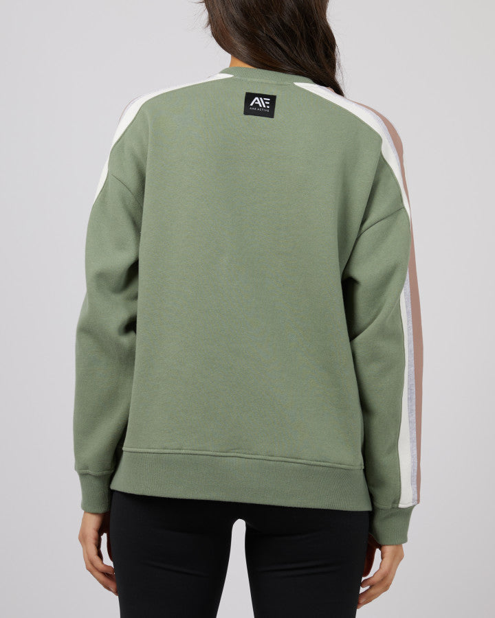 Boston Panel Standard Crew Jumper - Khaki