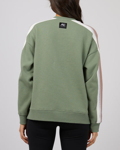 Boston Panel Standard Crew Jumper - Khaki