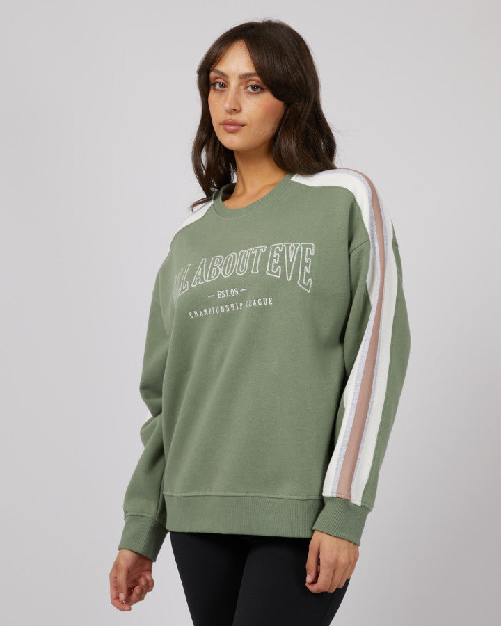 Boston Panel Standard Crew Jumper - Khaki