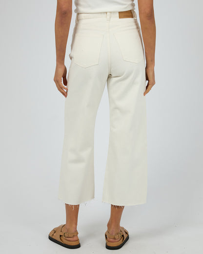 Charlie High Rise Wide Leg Jean - Vintage White