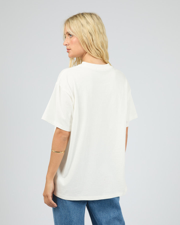 Citrus Relaxed Tee - Vintage White