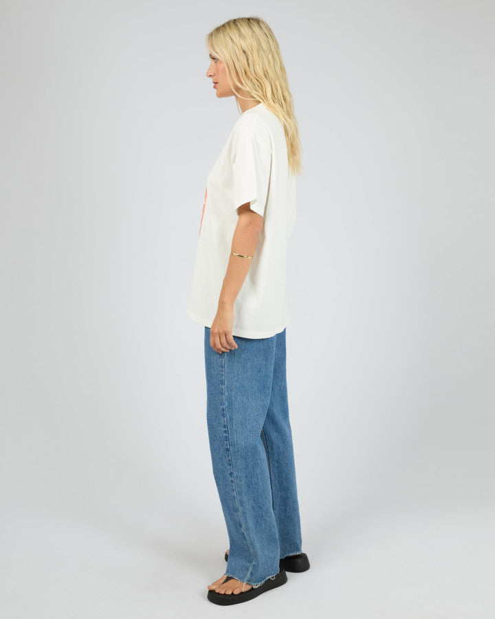Citrus Relaxed Tee - Vintage White