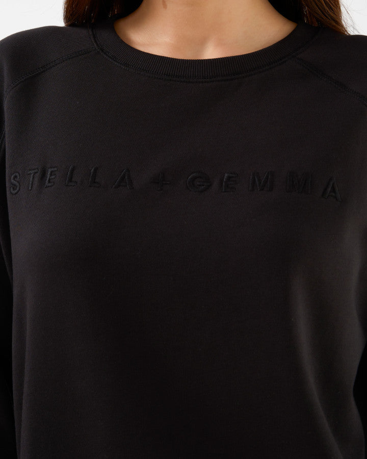 Stella + Gemma Classic Sweater - Black
