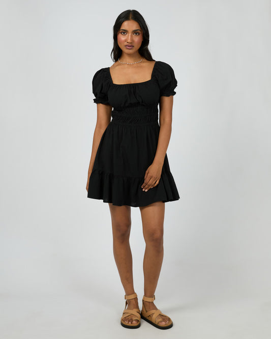 Essential SS Mini Dress - Black
