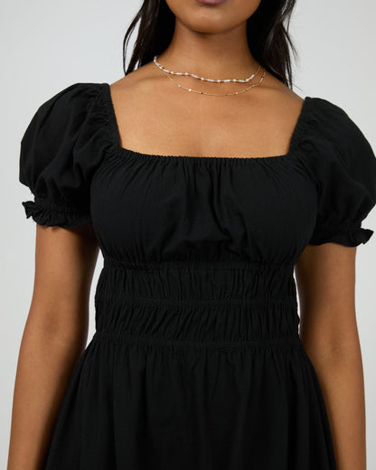 Essential SS Mini Dress - Black