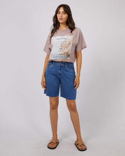 Genoa O/S Tee - Fawn