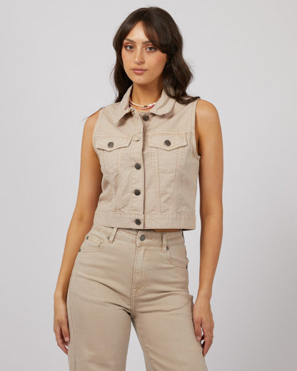 Harper Vest - Beige