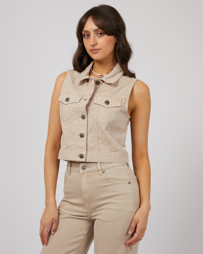 Harper Vest - Beige