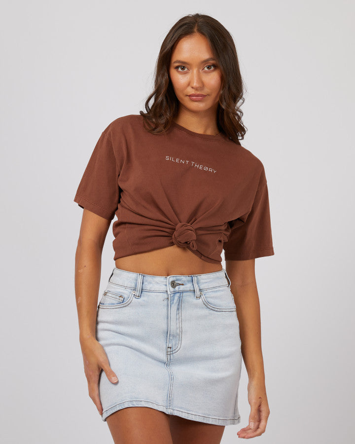 Logo Tee - Brown