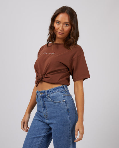 Logo Tee - Brown