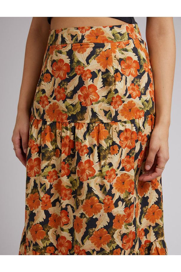 Margot Floral Maxi Skirt