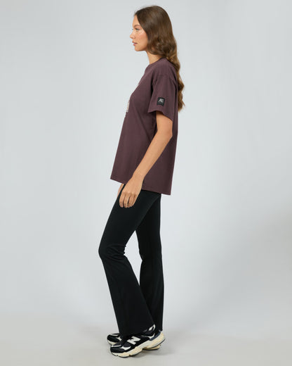 Monogram Relaxed Tee - Brown