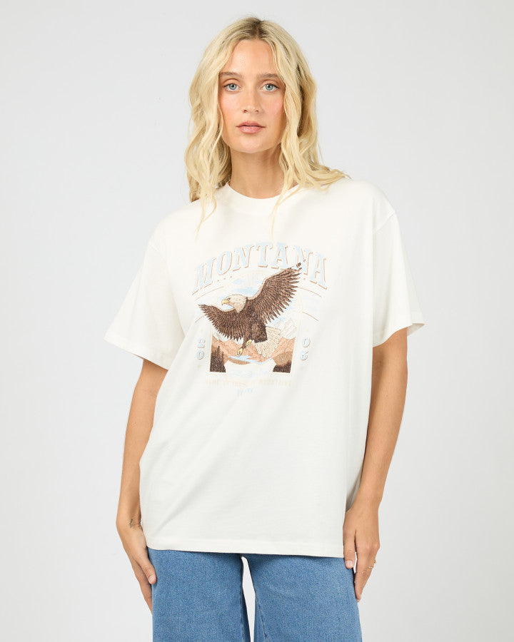 Montana Relaxed Tee - Vintage White