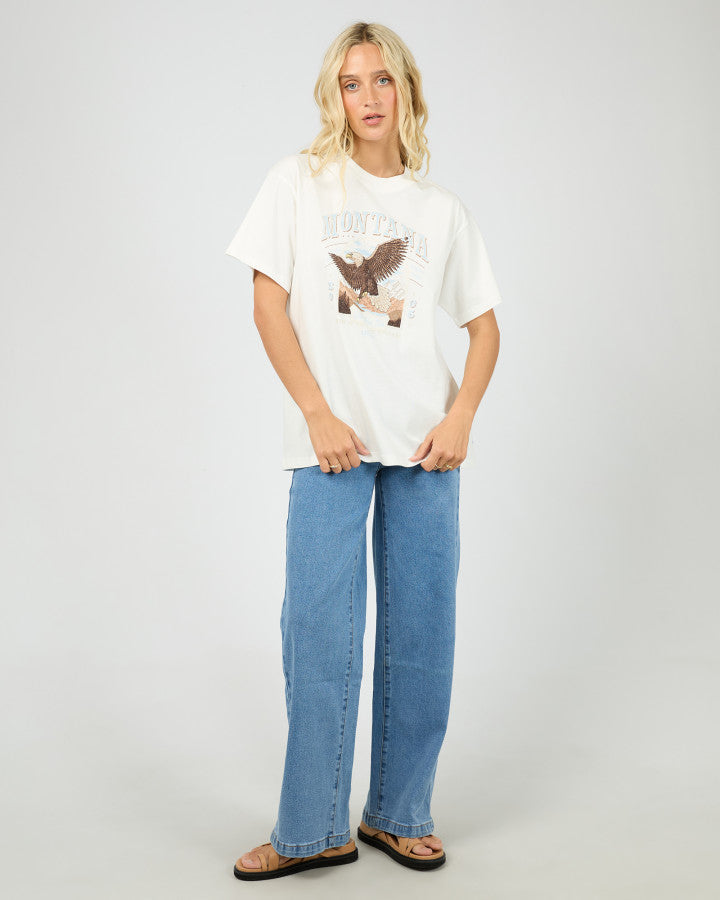 Montana Relaxed Tee - Vintage White