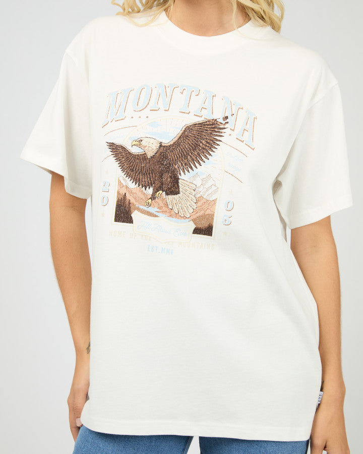 Montana Relaxed Tee - Vintage White