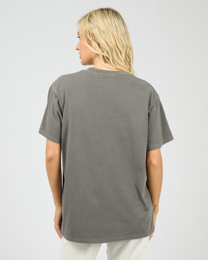 Palermo Relaxed Tee - Charcoal