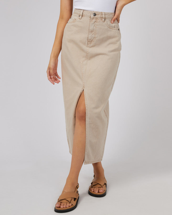 Pia Maxi Skirt - Beige