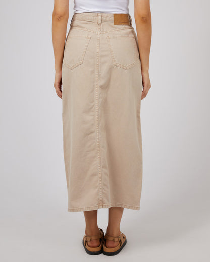 Pia Maxi Skirt - Beige