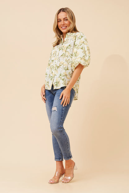 Lulu Blouse - Lemon