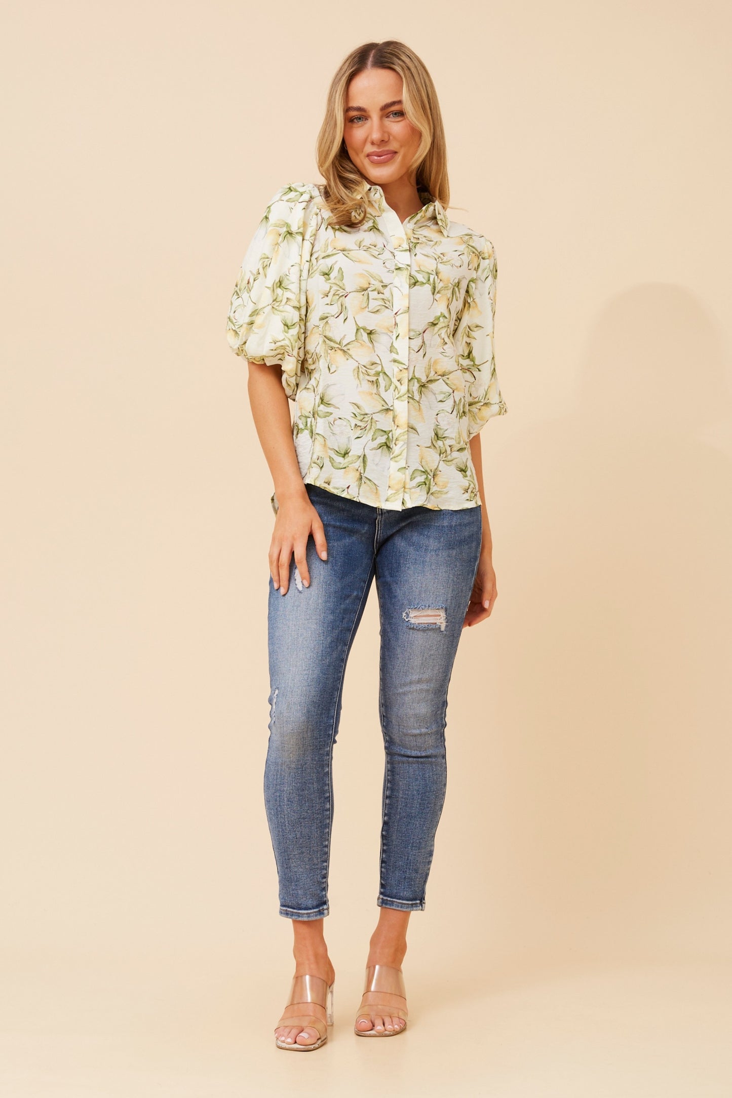Lulu Blouse - Lemon