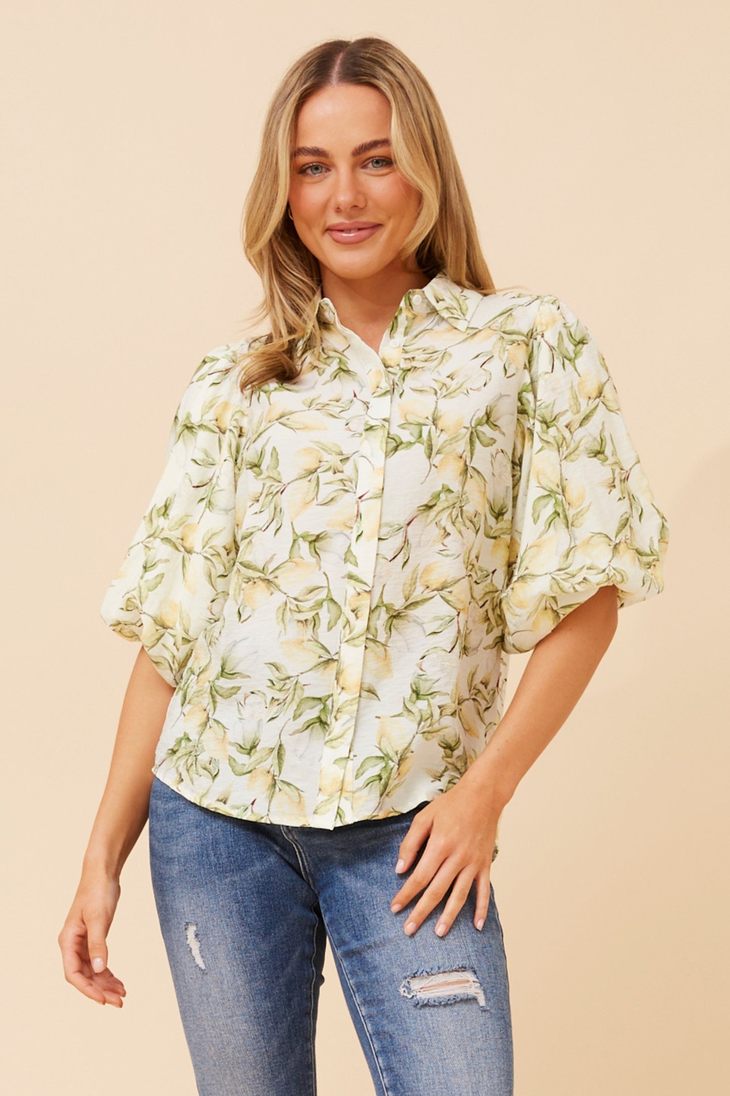 Lulu Blouse - Lemon