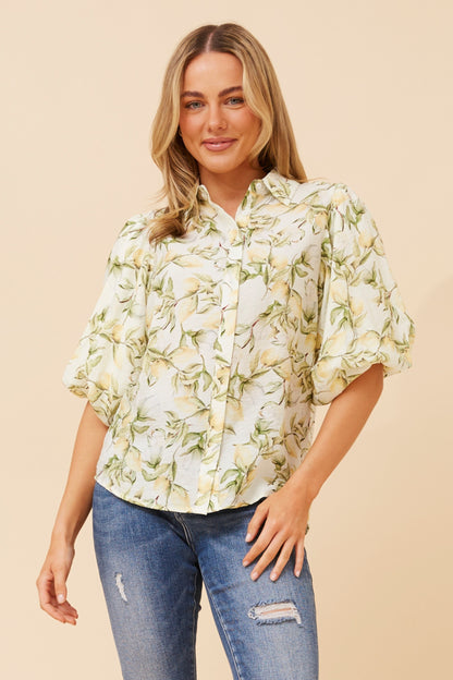 Lulu Blouse - Lemon