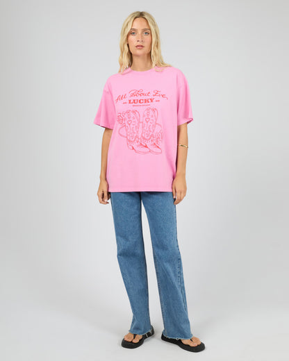 Rodeo Relaxed Tee - Pink