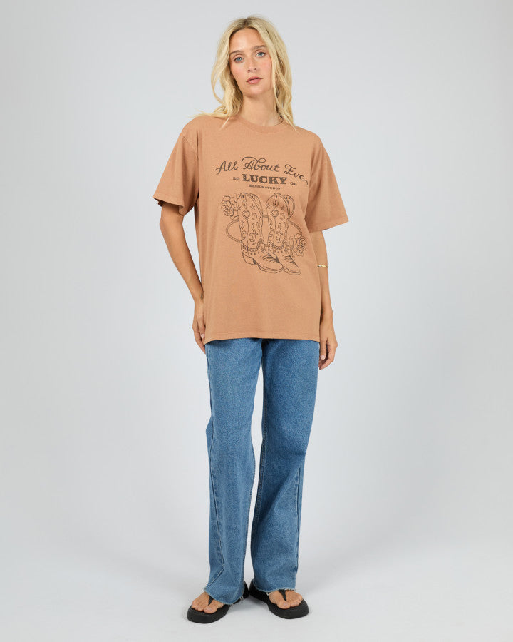 Rodeo Relaxed Tee - Tan