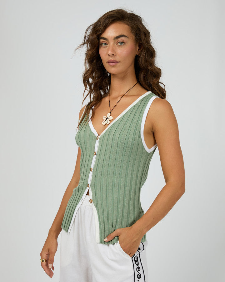 Sigrid Top - Sage